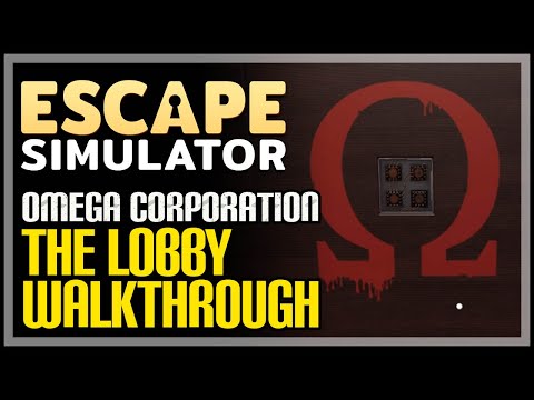 Escape Simulator Omega Corporation The Lobby Solution - All Tokens