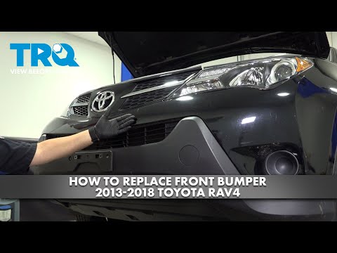 How to Replace Front Bumper 2013-2018 Toyota RAV4