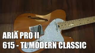 Video thumbnail for Aria Pro II 615-TL Modern Classic Telecaster Thinline #AriaGuitars #AriaisBack #AriaProII by Aria Pro Indonesia TV