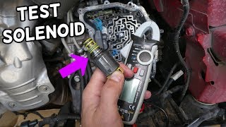 HOW TO TEST TRANSMISSION SOLENOID ON CHEVROLET BUICK 6T30 6T35 6T40 6T45 6T50 TRANSMISSION