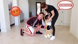 WE HAD TO SPANK ELLE FOR THE FIRST TIME!!!