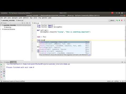 Python Gui Tutorial 44 Using Shortcut Keys In Tkinter
