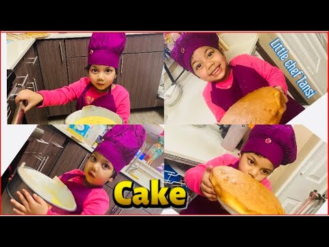 আমার রাজকন্যা যখন রাধুনী |Little chef Tansi make cake | Tansi Hasan USA