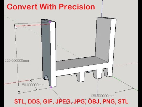 .SKP to .STL File Conversion Size Issue fix.