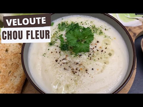 velouté de chou fleur - Légumes frais - rapide et facile à réaliser
