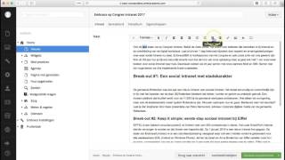 Umbraco tutorial 2: werken met de tekst editor