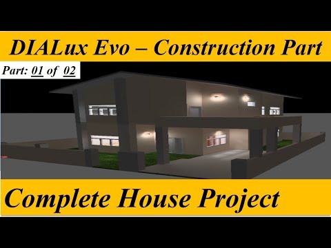 DIALux Evo Tutorial For Beginner | Construction Part 1 of 2