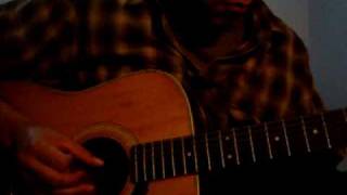 ramblin blues - Johnny Shines cover (having fun with my "new" Yamaha FG 151)