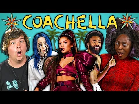 Adults React To Coachella 2019 (Billie Eilish, BLACKPINK, Ariana Grande)