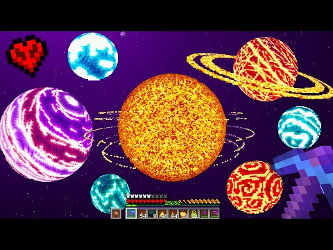 Insane: I Built Solar System in Minecraft!