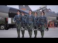 First batch of five female cadet pilots of J-11B fighter jet complete solo flight