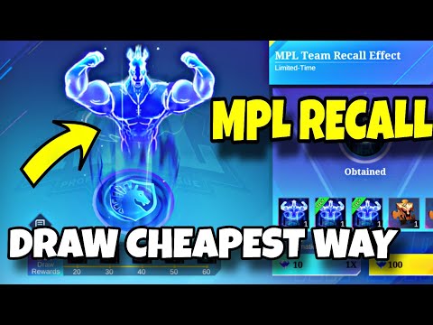 MPL RECALL DRAW CHEAPEST WAY/ HOW MUCH DIAS NEEDED! (Must watch)