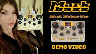 Video thumbnail for Markbass Vintage Pre Amp Demo Video by Keira Kenworthy