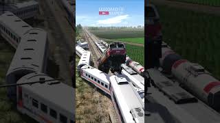 Download lagu Kereta Api Panjang cc206 cc203 cc201 Bertabrakan #keretaapi #trainzsimulator #train #railway #kai mp3