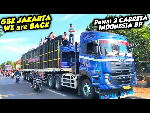 GBK JAKARTA WE ARE BACK‼️PAWAI 3 CARRETA INDONESIA BP AUDIO PELANTIKAN PRESIDEN PRABOWO GIBRAN