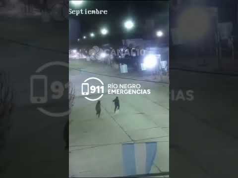 VILLA REGINA: las cámaras del 911 encontraron a un prófugo