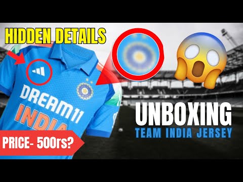 Unboxing Team India’s Official Match Jersey | Adidas Original Indian Cricket Team Jersey Review