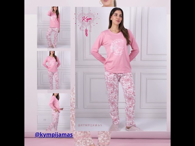 Vídeo relacionado con Marvmys Pijamas Mujer Invierno Pijamas de Manga Larga Conjunto de Pijama Algodón Ropa de Dormir para Mujer con Bolsillos y Cordón