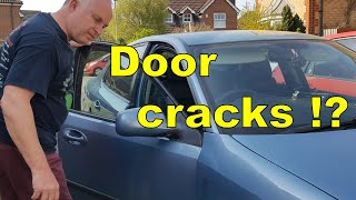 Car Door Cracks When Opening | Door Check strap Repair