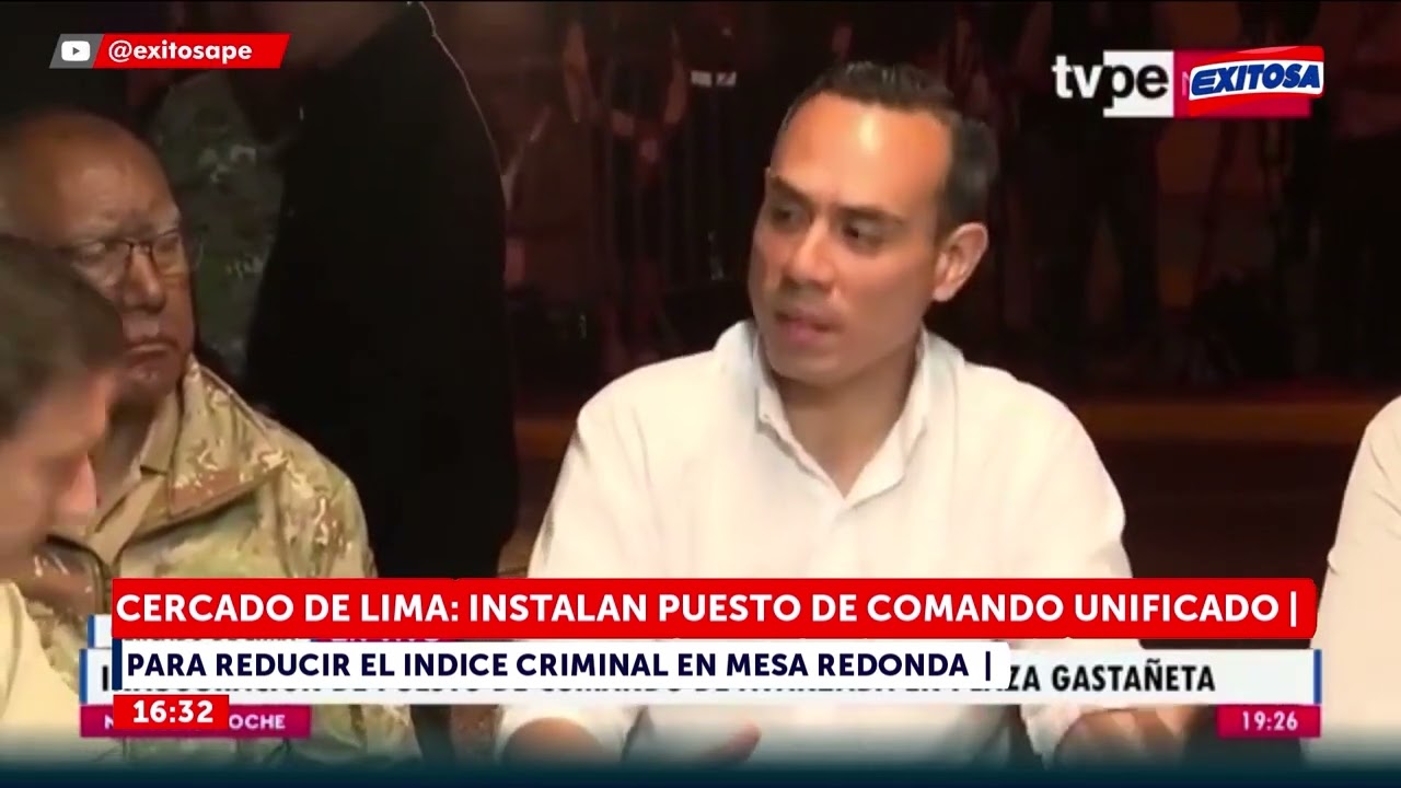 🔴🔵 Instalan puesto de comando unificado para reducir el índice criminal en Mesa Redonda