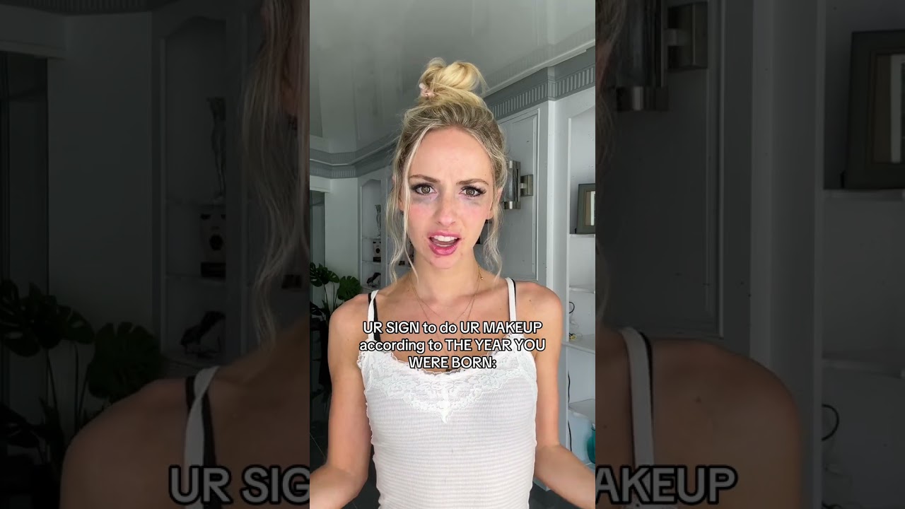 Makeup based on year of birth: 2003 #makeup #fyp #2003 #2003makeup #nataliereynolds