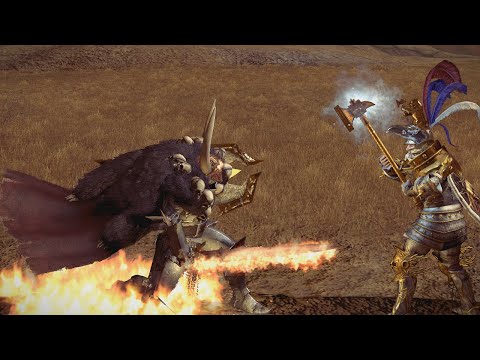 Karl Franz VS Archaon the Everchosen Warhammer Total War