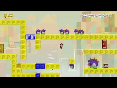 Don't jump but you can fall by yea sir 🍄Super Mario Maker 2 ✹Switch✹ #bxr