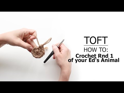 How To: Crochet Rnd 1 of Your Ed's Animal Pattern