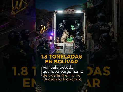1.8 toneladas en Bolívar