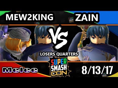 Smash Con 2017 SSBM - Zain (Marth) Vs. FOX MVG | Mew2King (Sheik, Marth) Smash Melee LQ