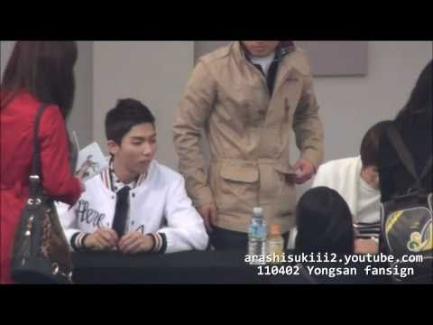 [FANCAM] 110402 ZE:A Yongsan fansign