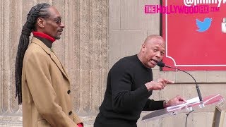 Dr. Dre Speaks At Snoop Dogg's Hollywood Walk Of Fame Ceremony 11.19.18 - YouTube