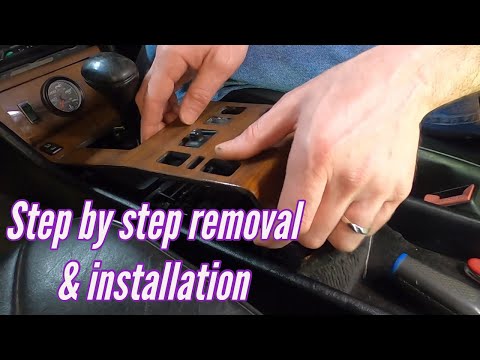 Mercedes W124 Power Window Switch Replacement