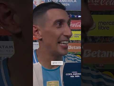 Ángel Di María on what it meant to win the Copa América 2024 for Messi 🤝 #lionelmessi #argentina