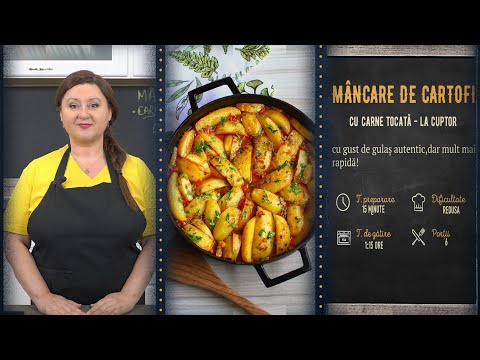 , title : 'Mâncare de cartofi cu carne tocată, la cuptor - gulaș rapid | Laura Laurentiu'