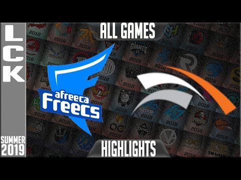 AF vs HLE Highlights ALL GAMES | LCK Summer 2019 Week 2 Day 1 | Afreeca Freecs vs Hanwha Life