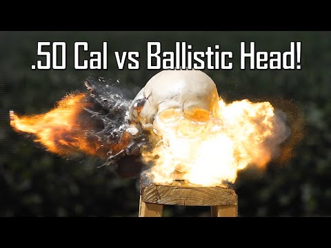 .50 Cal API EXPLODES Ballistic Head! - Ballistic High-Speed