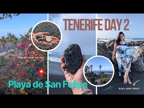 Tenerife’s BLACK SAND Beach You Need to See – Playa de San Felipe #travel #vlog #canaryislands