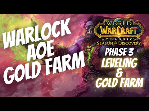 Warlock AOE Gold Farm & Leveling Guide - Season of Discovery Phase 3