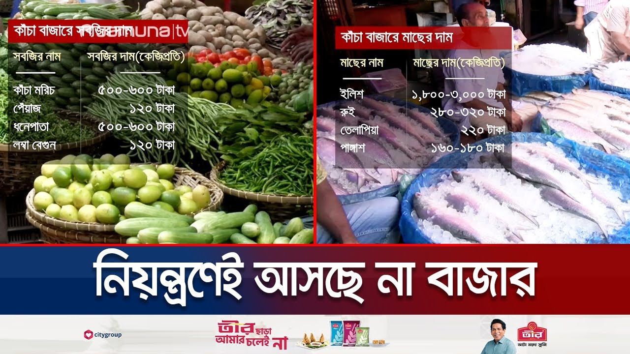 সবজি, মাছ-মাংস সবকিছুর দামই আকাশচুম্বি, জনগণের নাভিশ্বাস | Bazar Update | Jamuna TV