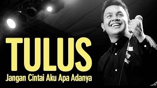 Jangan Cintai Aku Apa Adanya - Tulus (Video Lirik) || HD