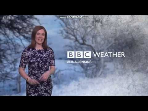 Alina Jenkins - BBC Weather - (1st February 2019) - 60 fps