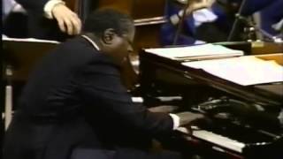 Oscar Peterson   "Sweet Georgia Brown" featuring Whit Browne on bass