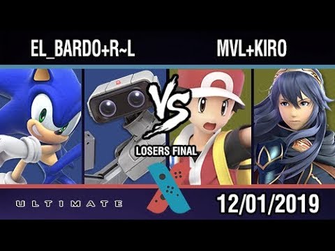 [SmashxRamboot Ultimate #2] El_Bardo+Robo~Luigi Vs. MVL+Kiro - Losers Final