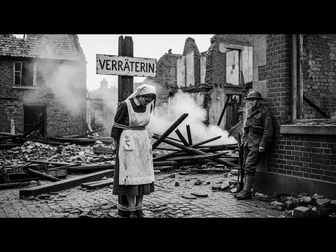 A British Officer Found a German POW Nurse Tied to a Post — The Sign Said ‘Traitor