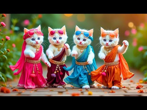बिल्ली डांस | Cutest Cat videos funny dance🤣💃Videos for cats #funny #dancingcat #cat @Meow_cat99