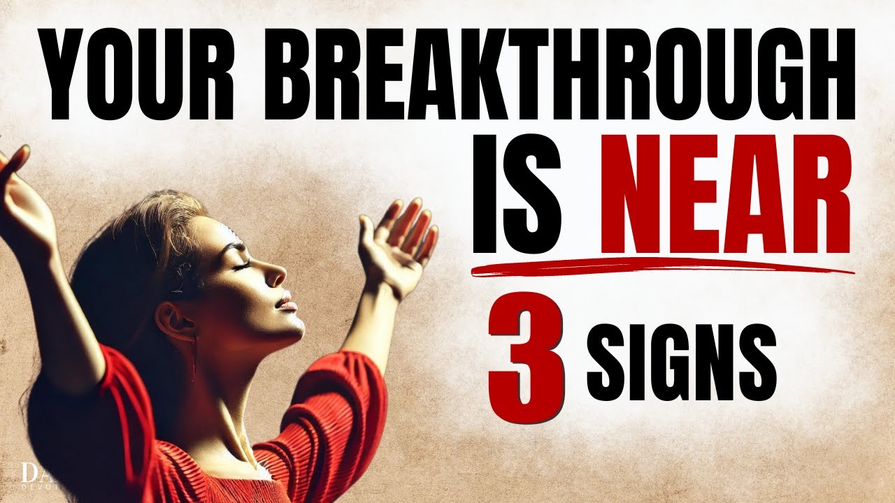 3 SIGNS God is Preparing You For Your Breakthrough (Morning Devotional And Prayer)