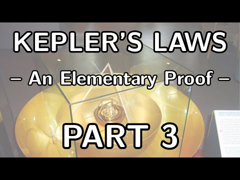 An Elementary Derivation of Kepler's Laws of Planetary Motion, Part 3
