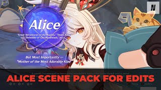 Alice Scene Pack for Edits | Genshin Impact Luna III