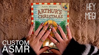 ASMR Meg's Custom 🥰 Christmas Story (🎧 soft spoken, light tapping, tracing)